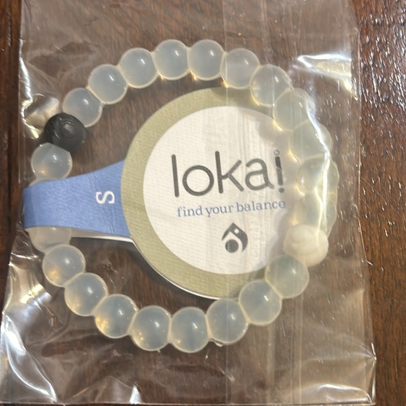 2 Lokai bracelets new , one white, one aqua - Picture 3 of 3